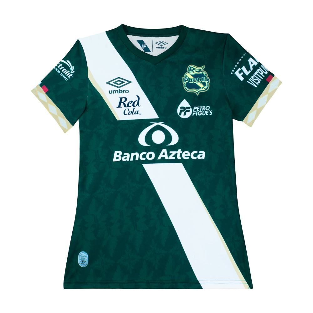 Umbro 2021-22 Puebla Away Jersey - White-Green, 2XL